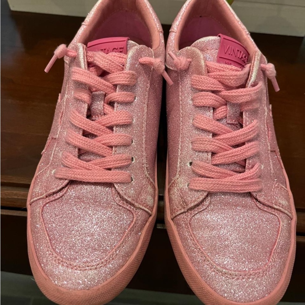 Vintage Havana Glitter Pink Sneakers - Picture 1 of 4